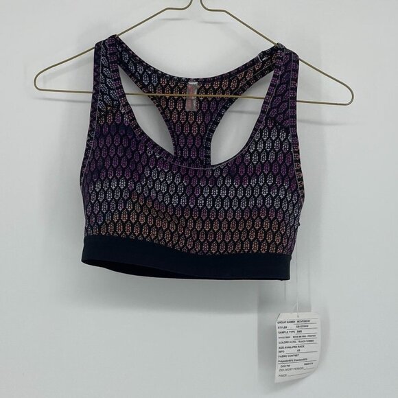 NWT Free People Move Me Bra XS printed sports bra - Picture 11 of 12